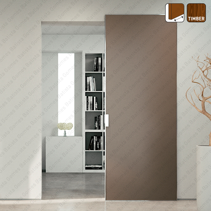 Sistema para divis�es e portas correr de passagem em madeira / Suspensos - at� 50Kg por folha